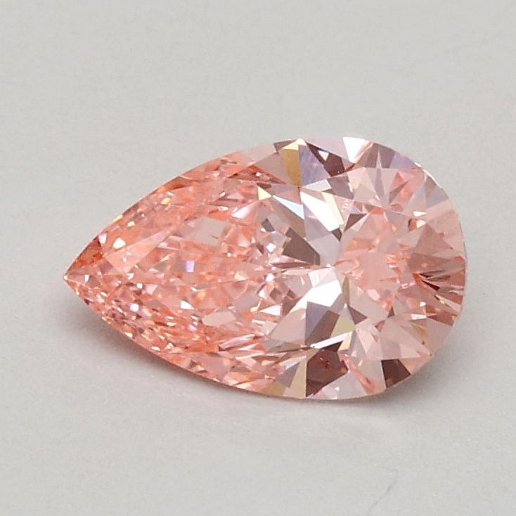 0.51 Ct. Fancy Vivid Pink Pear Lab Grown Diamond