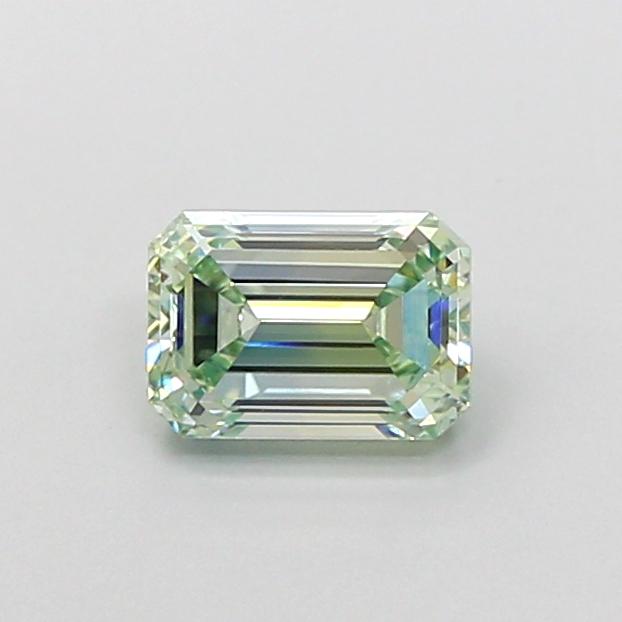 0.97 Ct. Fancy Intense Green Emerald Lab Grown Diamond