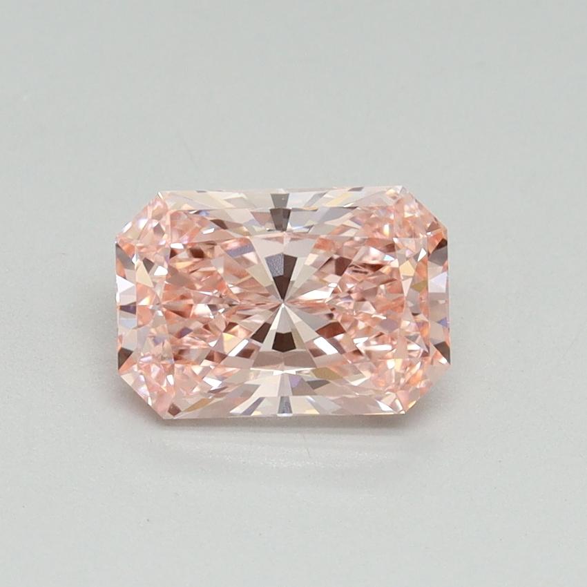 1.28 Ct. Fancy Vivid Pink Radiant Lab Grown Diamond