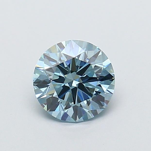 1.01 Ct. Fancy Intense  Blue Round Lab Grown Diamond