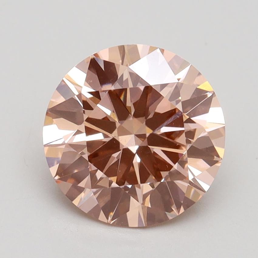 2.02 Ct. Fancy Intense Pink Round Lab Grown Diamond