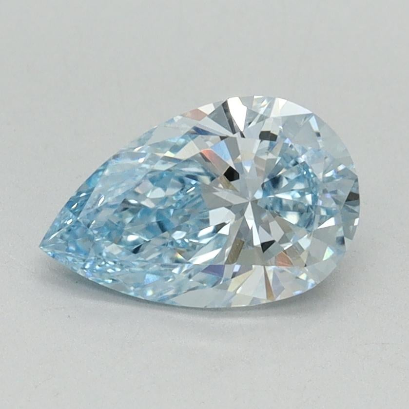 1.01 Ct. Fancy Intense Blue Pear Lab Grown Diamond