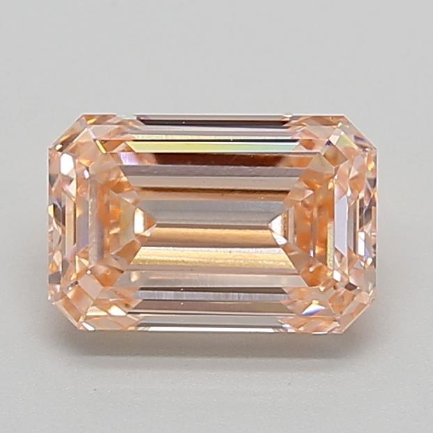 2.08 Ct. Fancy Intense Orangy Pink Emerald Lab Grown Diamond