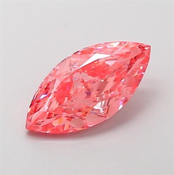 1.23 Ct. Fancy Vivid  Pink Marquise Lab Grown Diamond