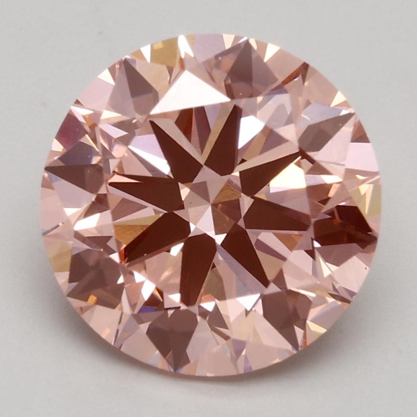3.00 Ct. Fancy Intense Pink Round Lab Grown Diamond