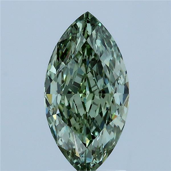 2.12 Ct. Fancy Vivid Green Marquise Lab Grown Diamond