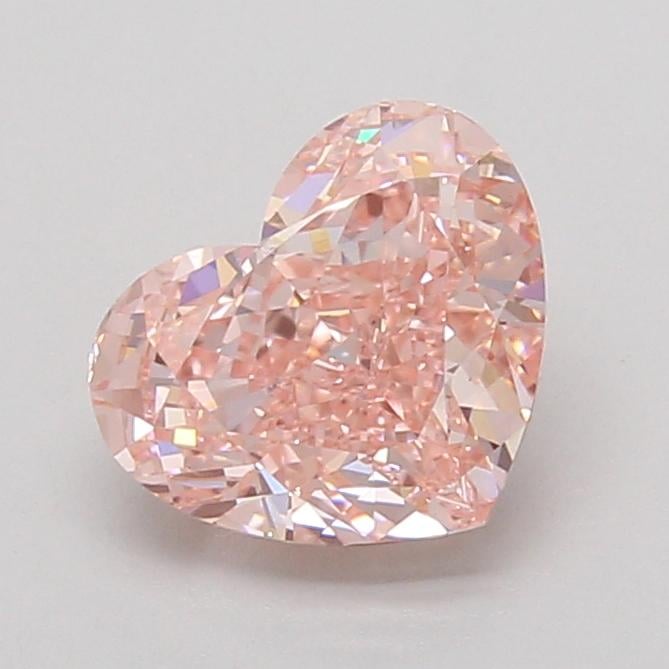 2.06 Ct. Fancy Vivid Pink Heart Lab Grown Diamond