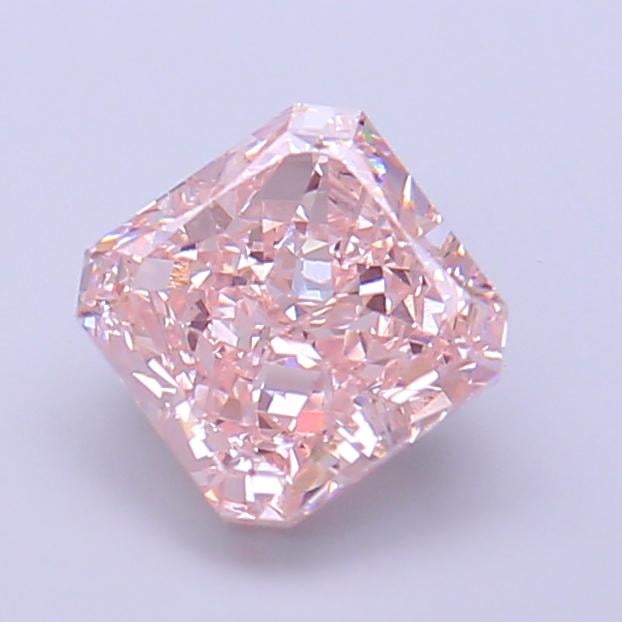 1.59 Ct. Fancy Intense  Pink Radiant Lab Grown Diamond