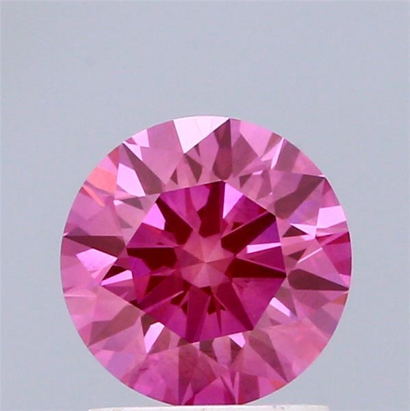 1.42 Ct. Fancy Vivid Pink Round Lab Grown Diamond