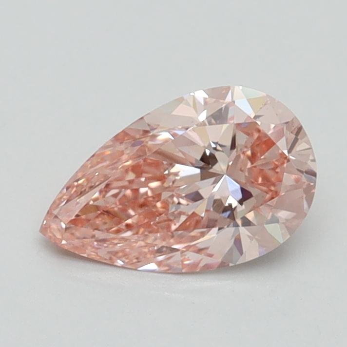 0.70 Ct. Fancy Intense Pink Pear Lab Grown Diamond