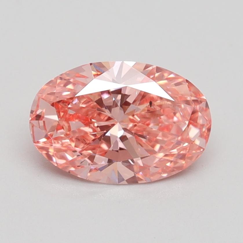 1.06 Ct. Fancy Vivid Pink Oval Lab Grown Diamond