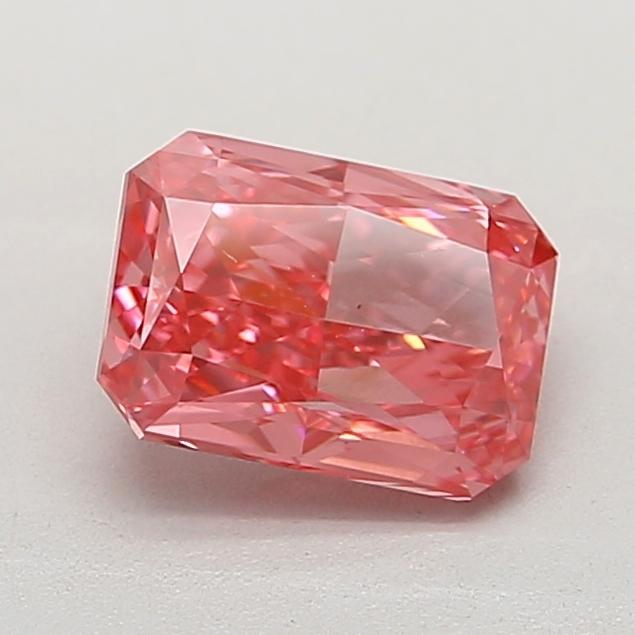 1.20 Ct. Fancy Vivid Pink Radiant Lab Grown Diamond