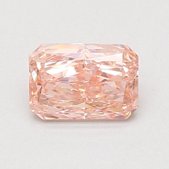 0.76 Ct. Fancy Vivid Pink Radiant Lab Grown Diamond