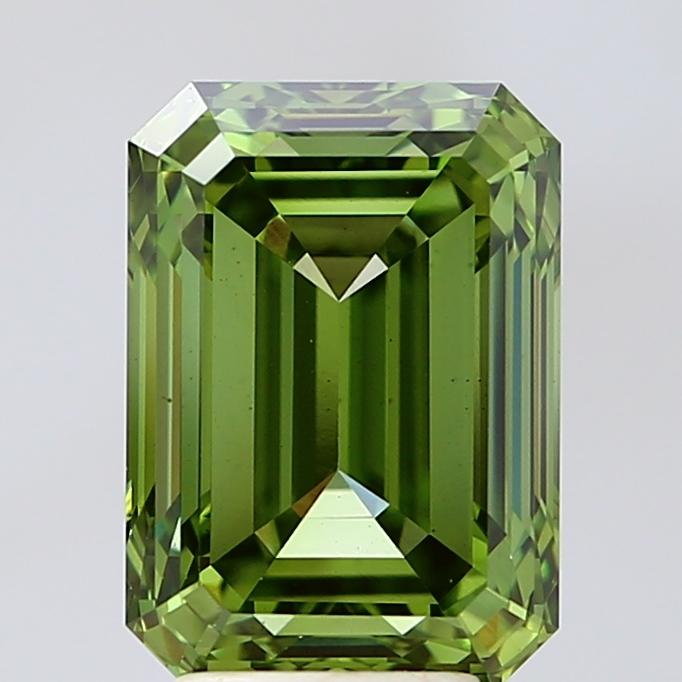 4.50 Ct. Fancy Vivid Green Emerald Lab Grown Diamond