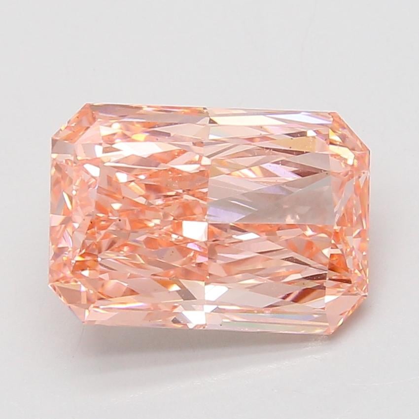 5.05 Ct. Fancy Vivid Pink Radiant Lab Grown Diamond