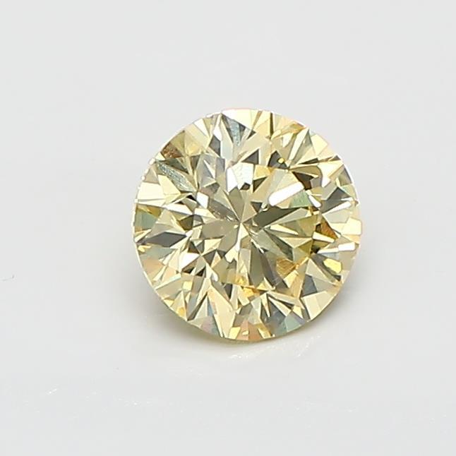 0.71 Ct. Fancy  Yellow Round Lab Grown Diamond