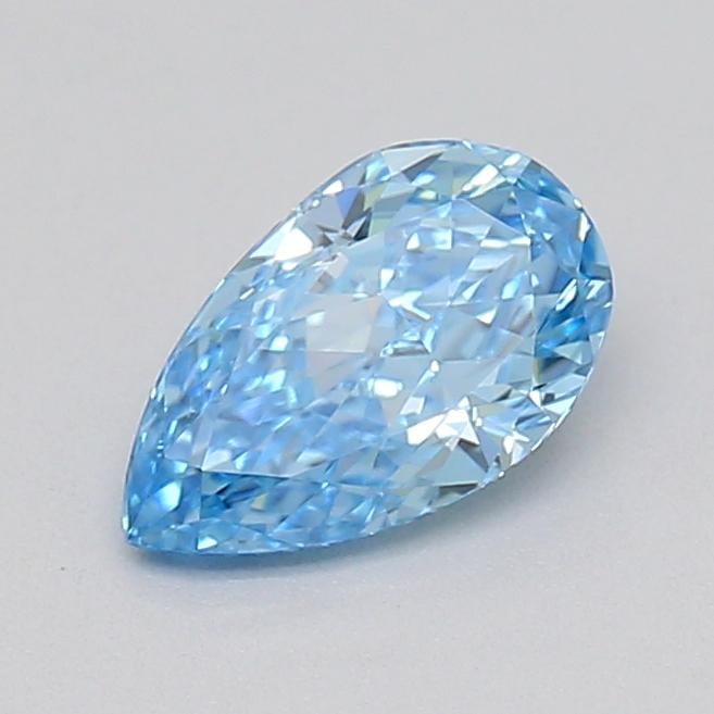 0.39 Ct. Fancy Vivid  Blue Pear Lab Grown Diamond