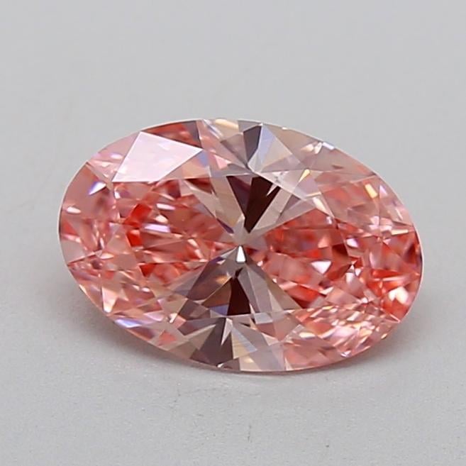 1.05 Ct. Fancy Vivid  Pink Oval Lab Grown Diamond