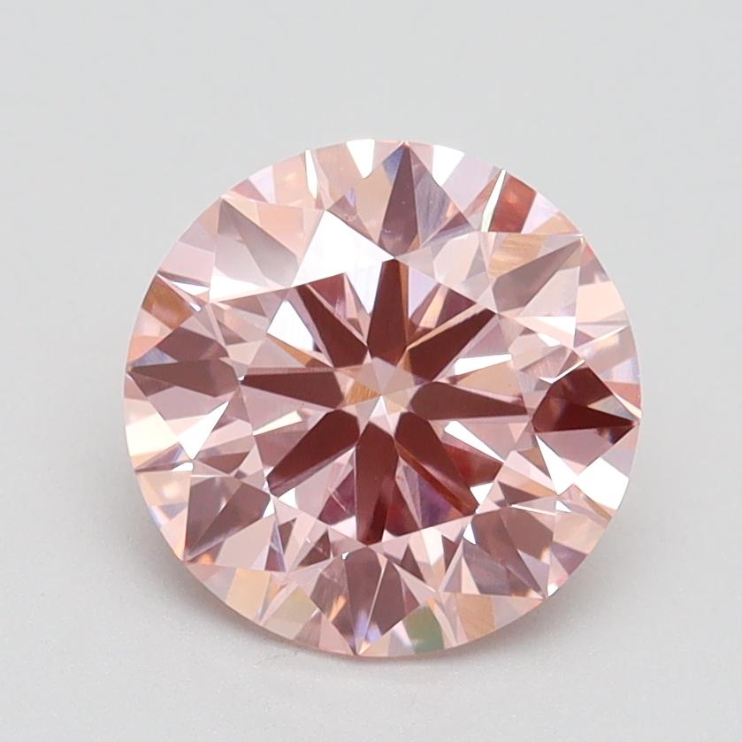 1.81 Ct. Fancy Intense Pink Round Lab Grown Diamond