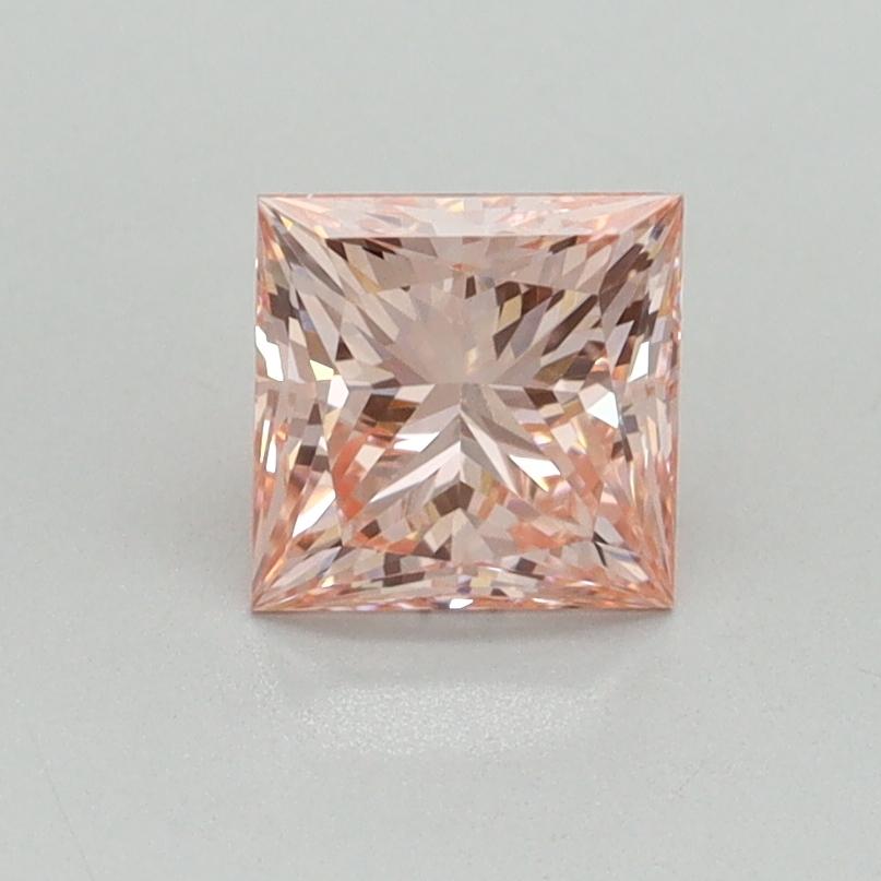 0.91 Ct. Fancy Vivid Pink Princess Lab Grown Diamond