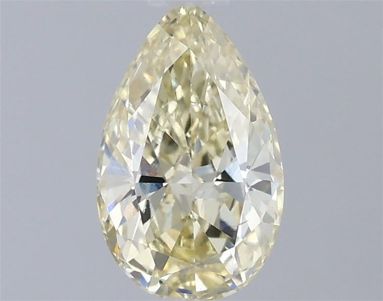 0.77 Ct. Fancy Light Yellow Pear Lab Grown Diamond