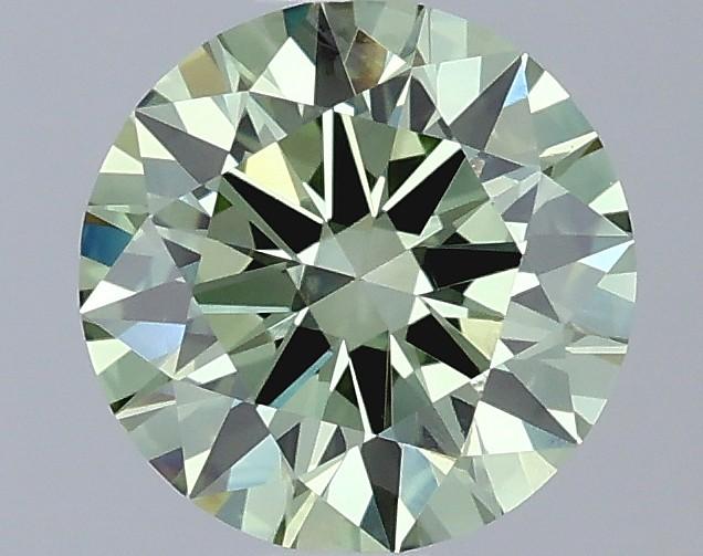 0.99 Ct. Fancy Vivid Green Round Lab Grown Diamond