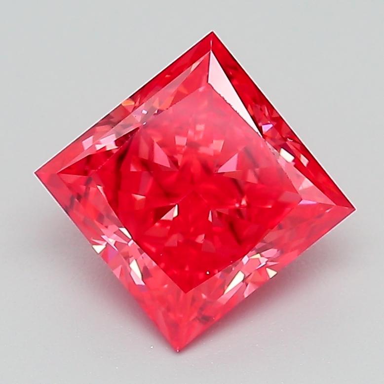 1.77 Ct. Fancy Vivid Pink Princess Lab Grown Diamond