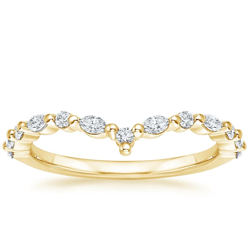 Rose gold diamond engagement ring with surprise diamond details