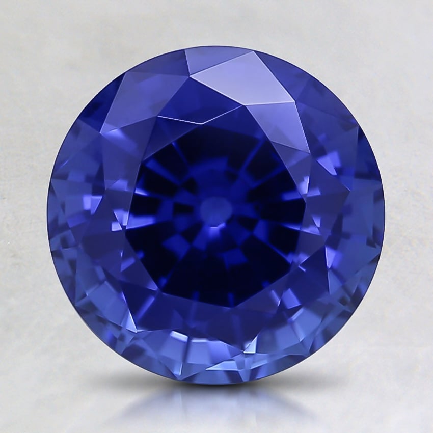 8mm Blue Round Lab Created Sapphire