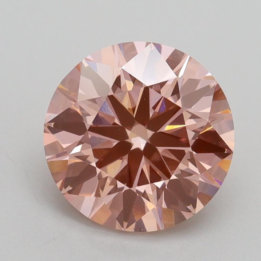 2.31 Ct. Fancy Intense Pink Round Lab Grown Diamond