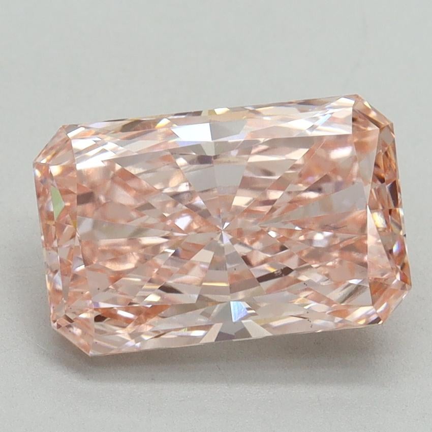 3.01 Ct. Fancy Intense Pink Radiant Lab Grown Diamond