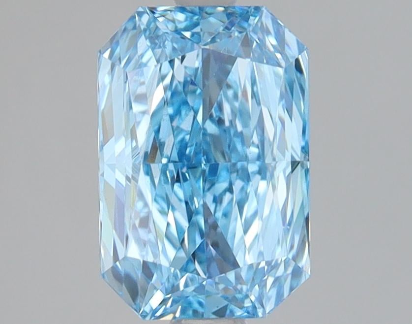 1.66 Ct. Fancy Vivid Blue Radiant Lab Grown Diamond