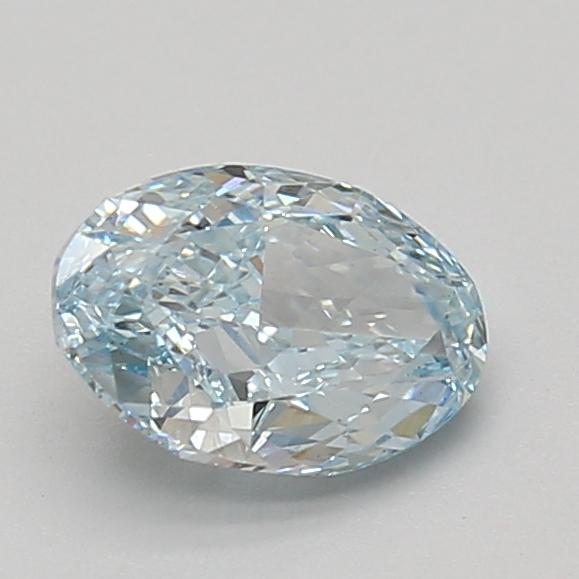 1.18 Ct. Fancy Intense Blue Oval Lab Grown Diamond