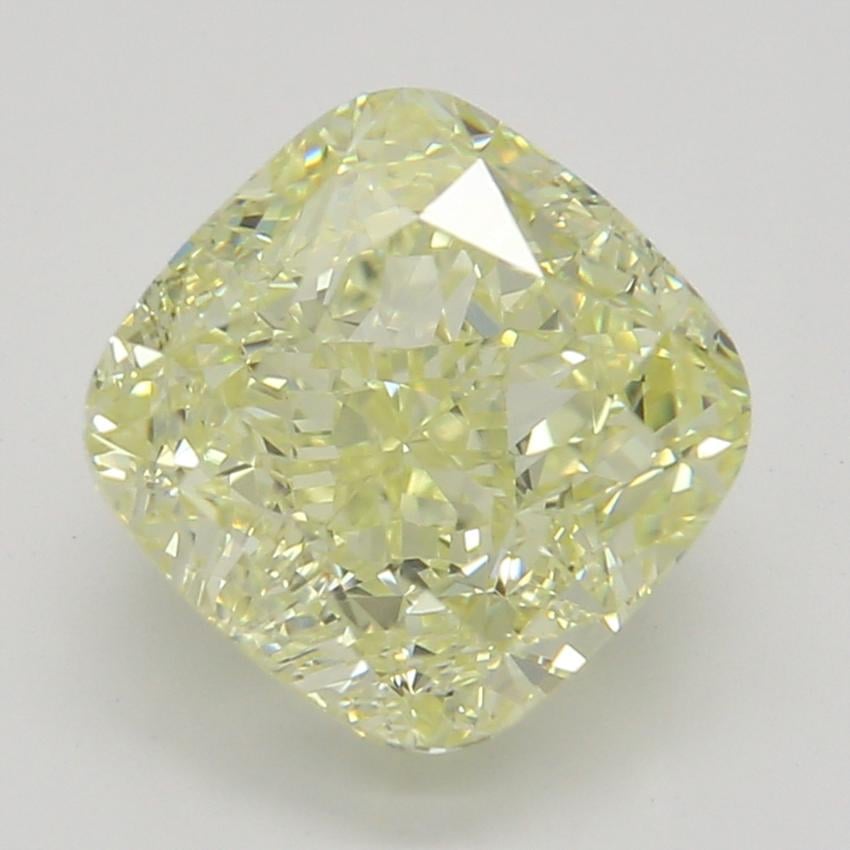 1.70 Ct. Fancy Light Yellow Cushion Diamond