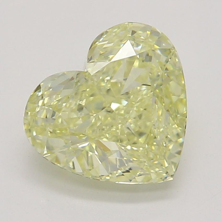 1.08 Ct. Fancy Light Yellow Heart Diamond