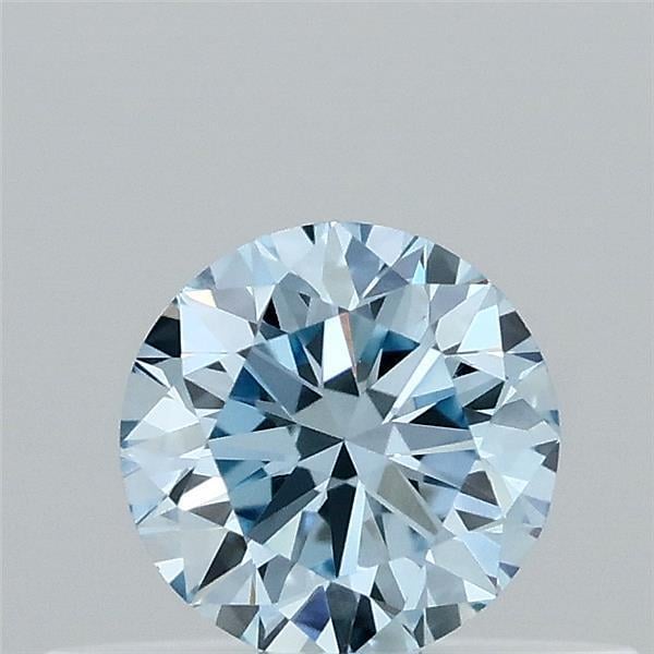 0.32 Ct. Fancy Intense  Blue Round Lab Grown Diamond
