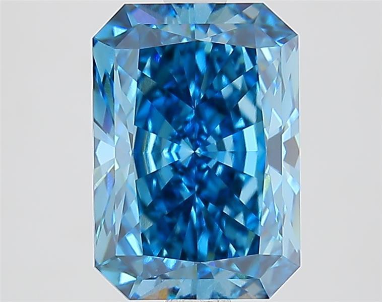 2.86 Ct. Fancy Vivid  Blue Radiant Lab Grown Diamond