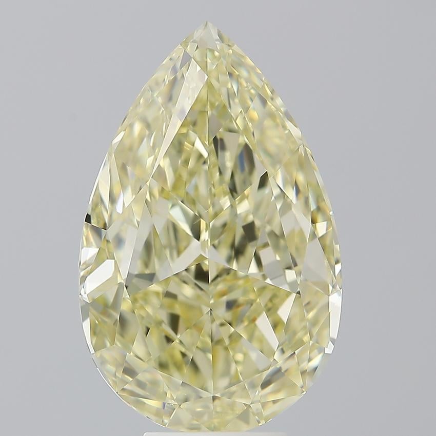 8.02 Ct. Fancy  Yellow Pear Diamond