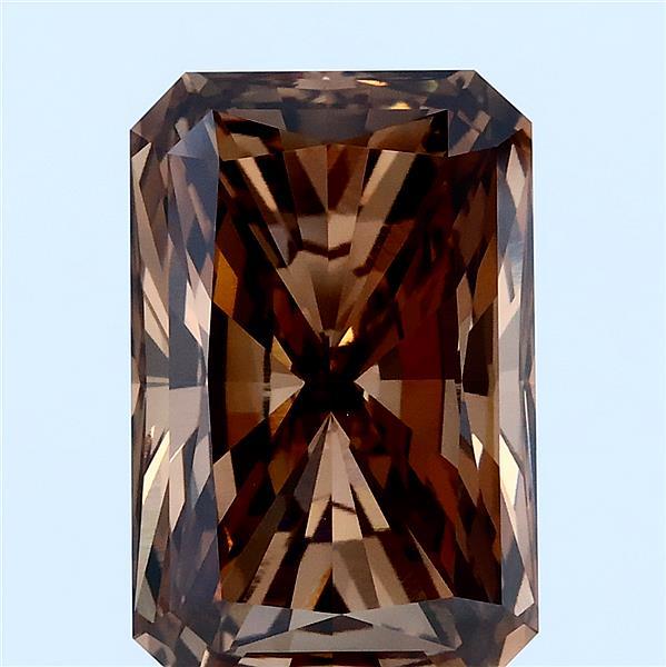 5.06 Ct. Fancy Brown Radiant Lab Grown Diamond
