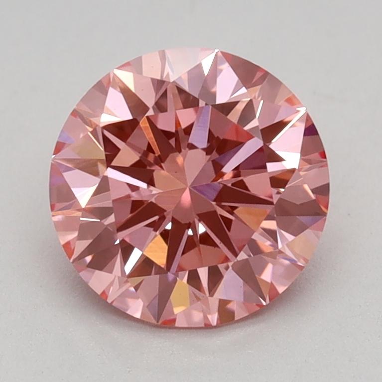 1.10 Ct. Fancy Vivid Pink Round Lab Grown Diamond