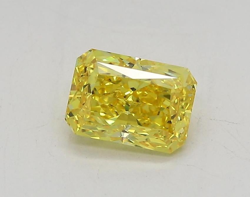 1.05 Ct. Fancy Vivid Yellow Radiant Lab Grown Diamond