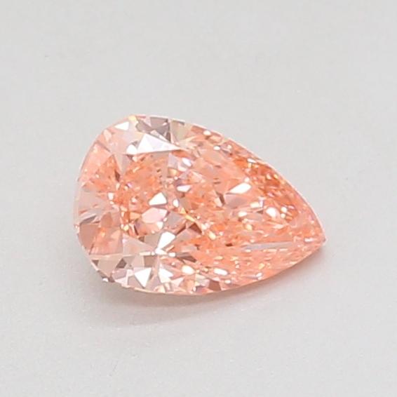 0.55 Ct. Fancy Vivid Pink Pear Lab Grown Diamond