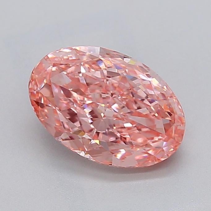 2.08 Ct. Fancy Vivid  Pink Oval Lab Grown Diamond