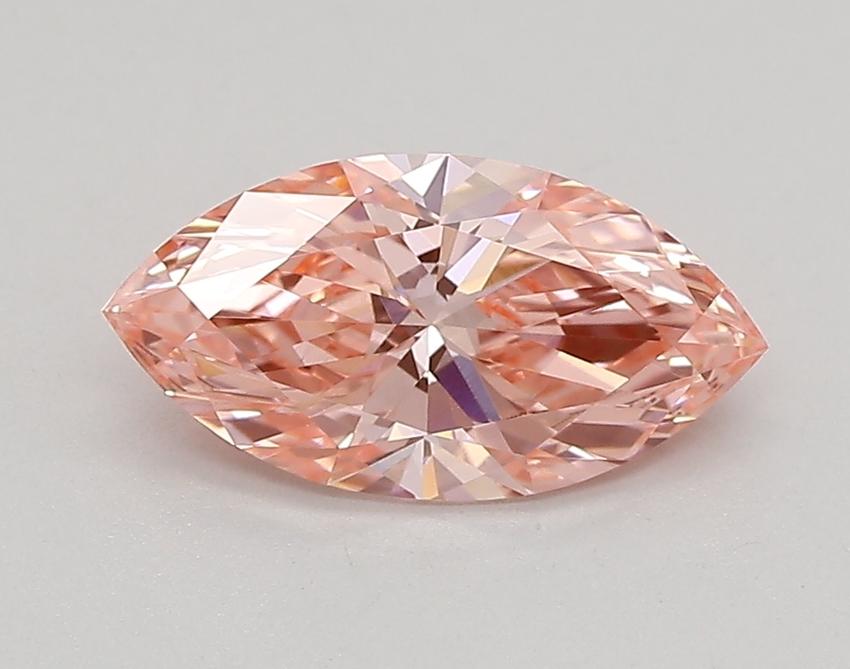 0.85 Ct. Fancy Vivid Pink Marquise Lab Grown Diamond