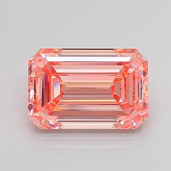 2.75 Ct. Fancy Pink Emerald Lab Grown Diamond