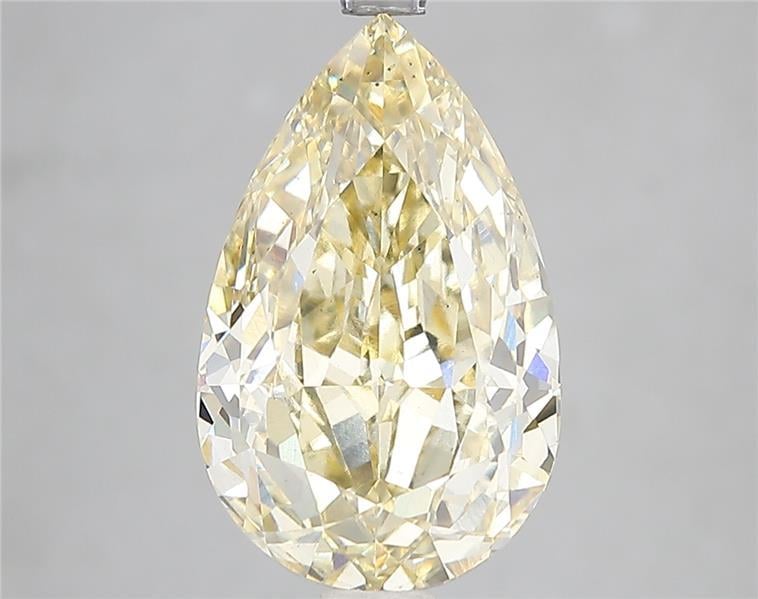 4.79 Ct. Fancy Intense Yellow Pear Lab Grown Diamond