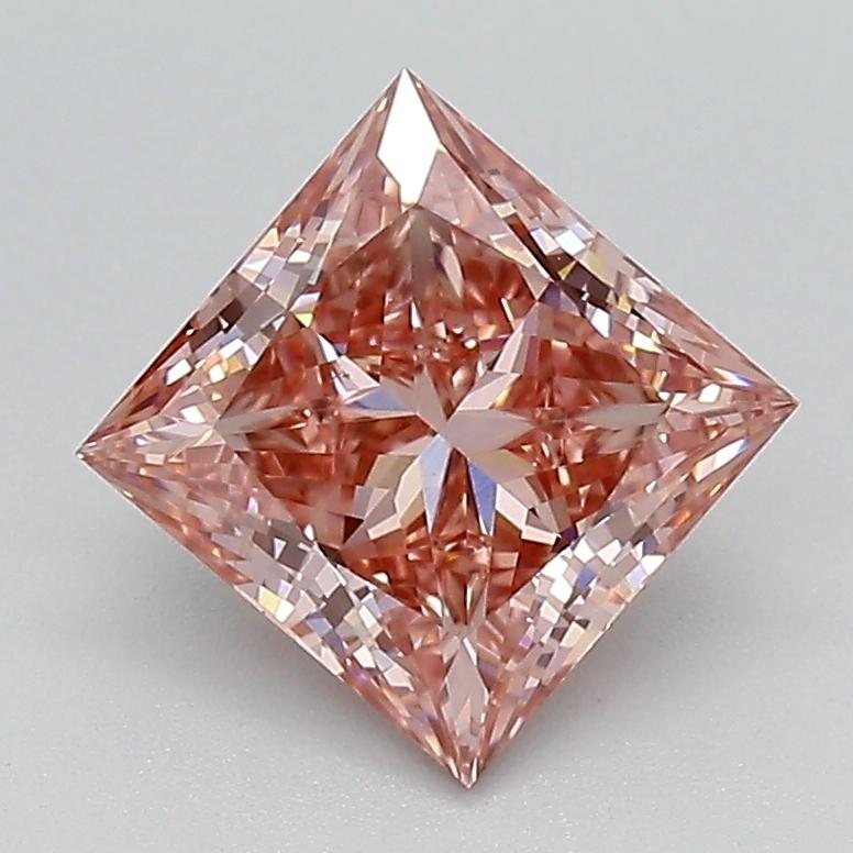 1.56 Ct. Fancy Intense Pink Princess Lab Grown Diamond