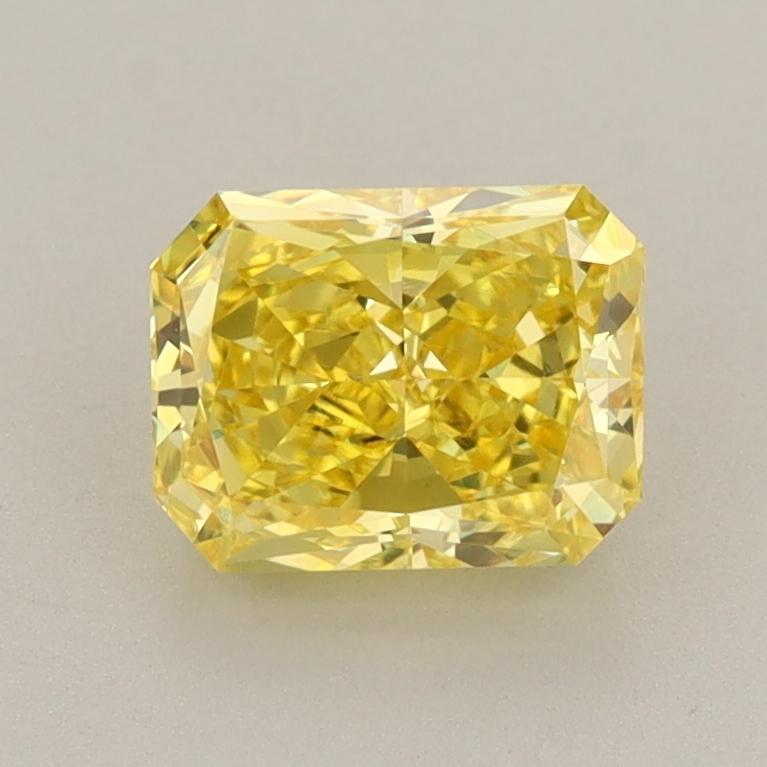 1.28 Ct. Fancy Vivid  Yellow Radiant Lab Grown Diamond