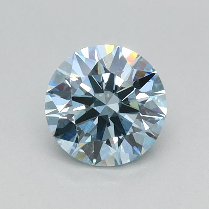 0.42 Ct. Fancy Intense Blue Round Lab Grown Diamond