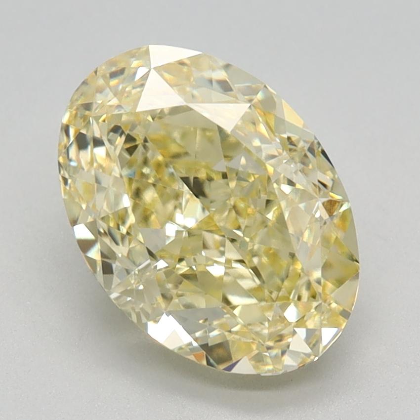 2.20 Ct. Fancy Intense Yellow Oval Lab Grown Diamond